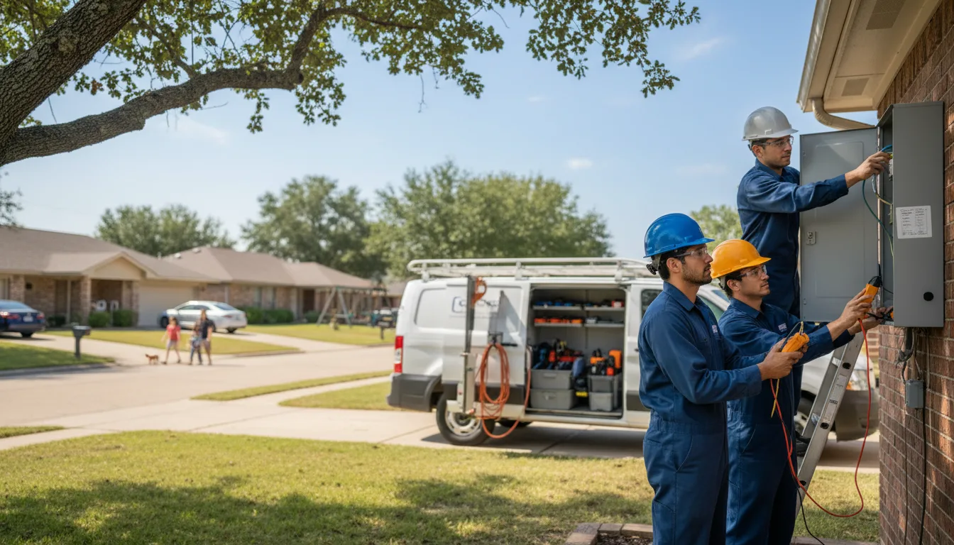 Certified electrician providing emergency electrical services in Eggleston, VA